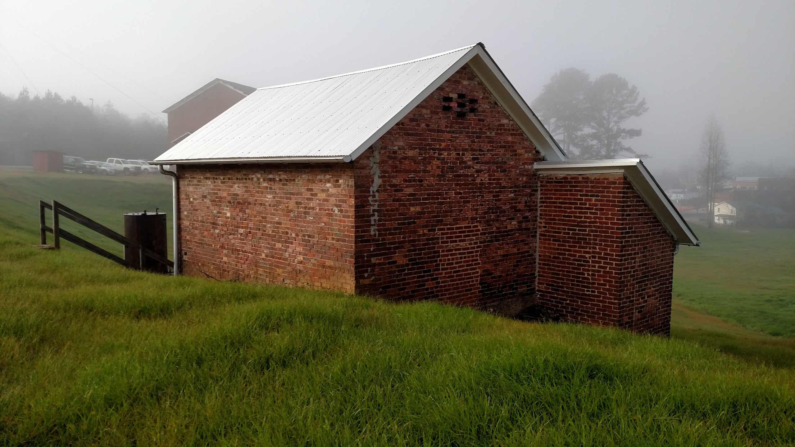 Small building at the Ducktown Basin Museum that HK Architects preserved for the State of Tennessee. 