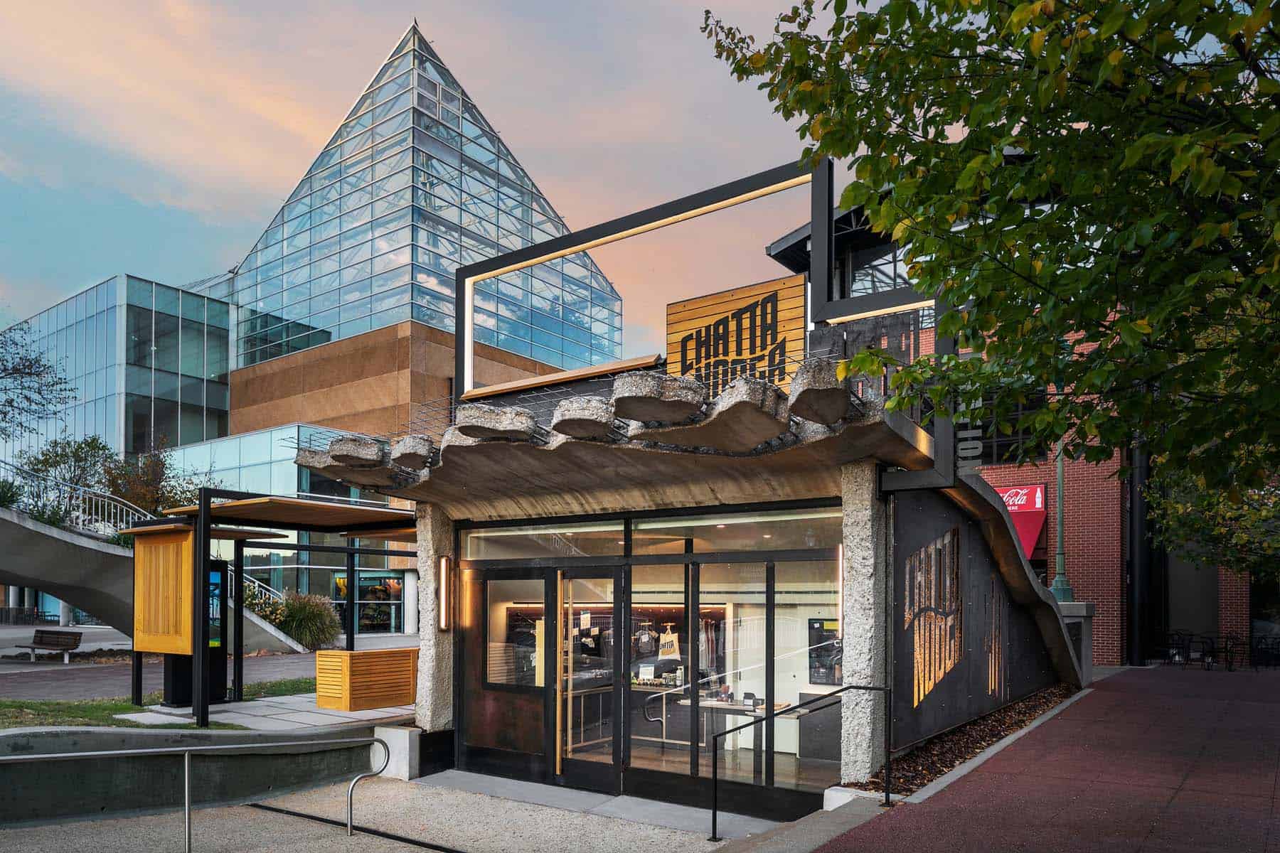 Visitors-Center_Front_Evening_HK-Architects_by-161-Photography